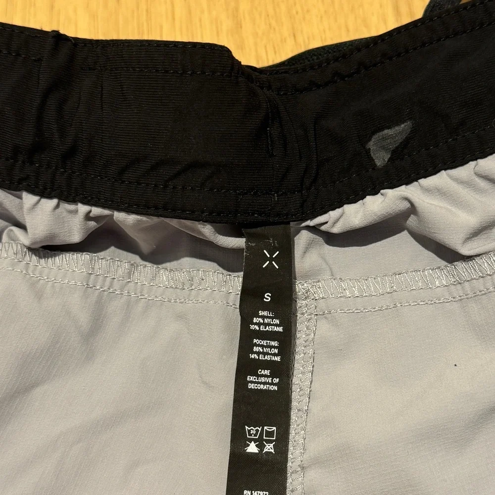 Ten Thousand Men’s Athletic Shorts — Light Gray with Black Waistband